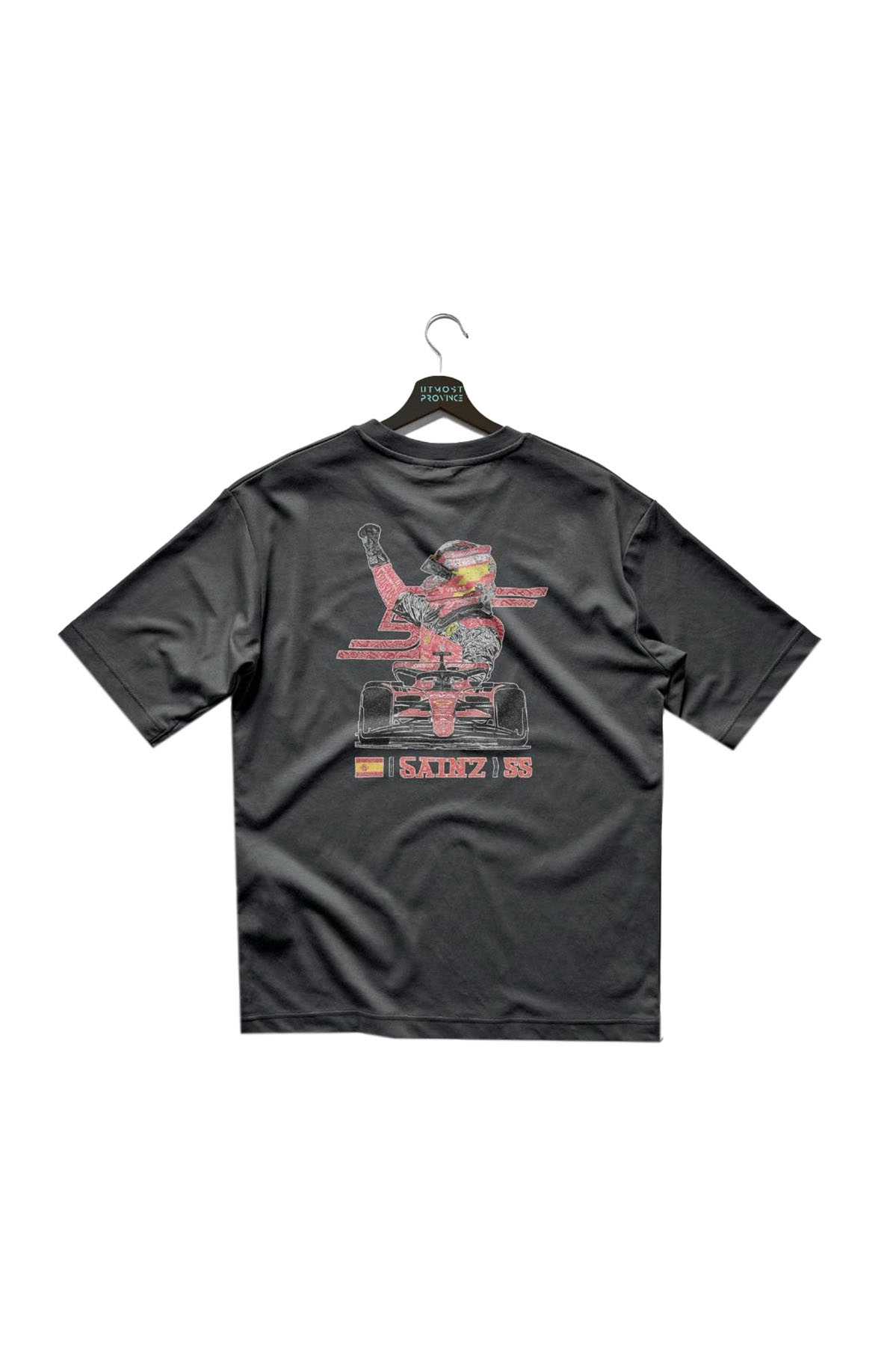 Carlos Sainz Ferrari T Shirt Black
