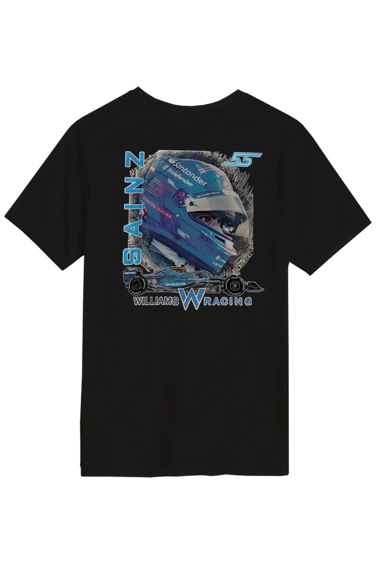 Black Carlos Sainz Williams F1 shirt.