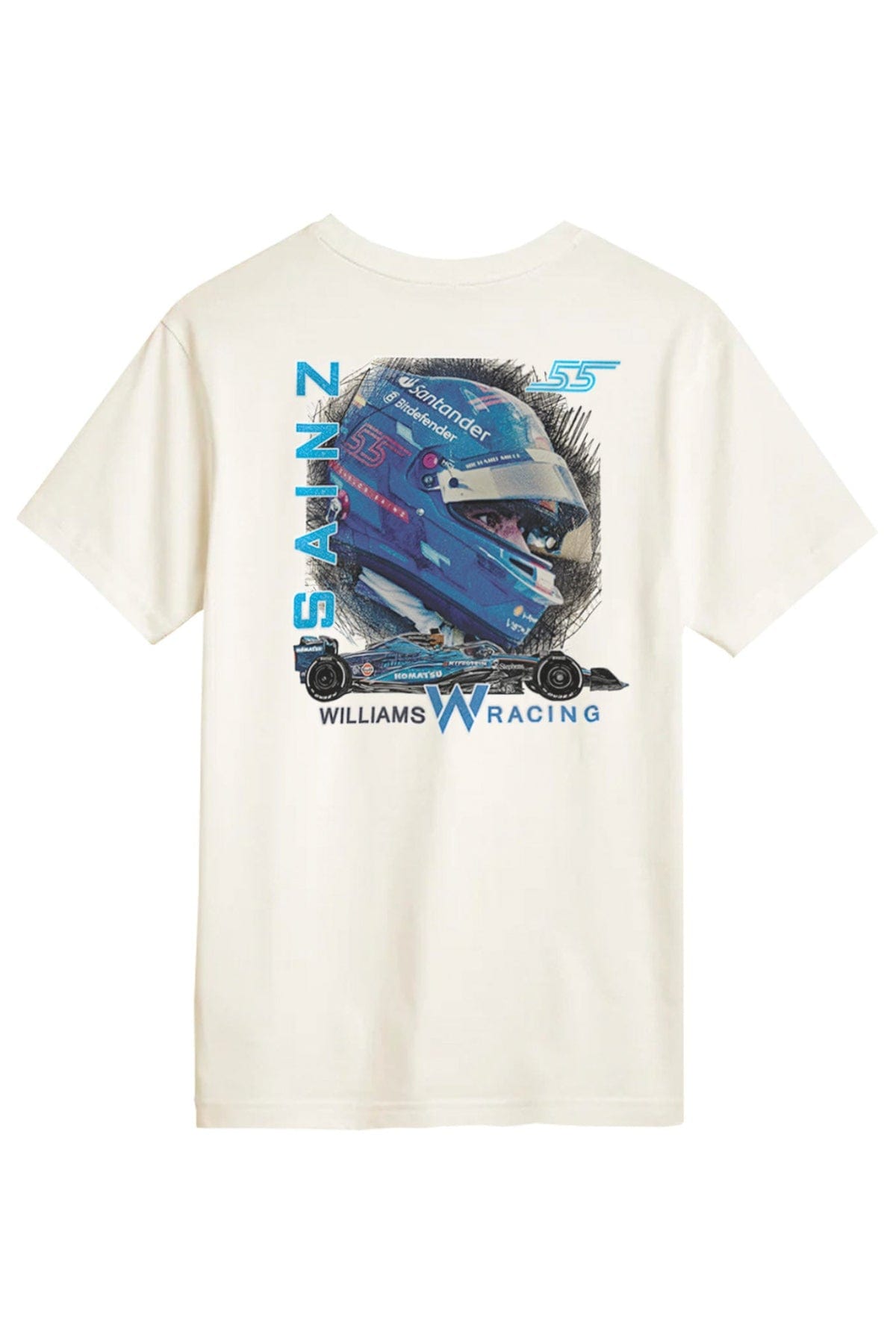 Natural Carlos Sainz Williams F1 shirt.