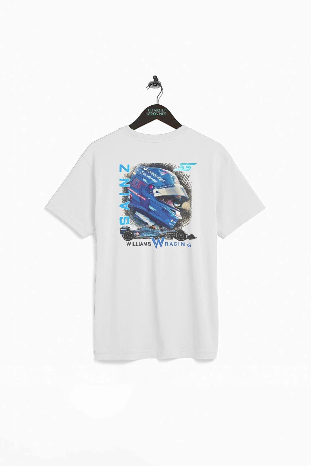 Carlos Sainz Williams Racing Supima Cotton T Shirt White