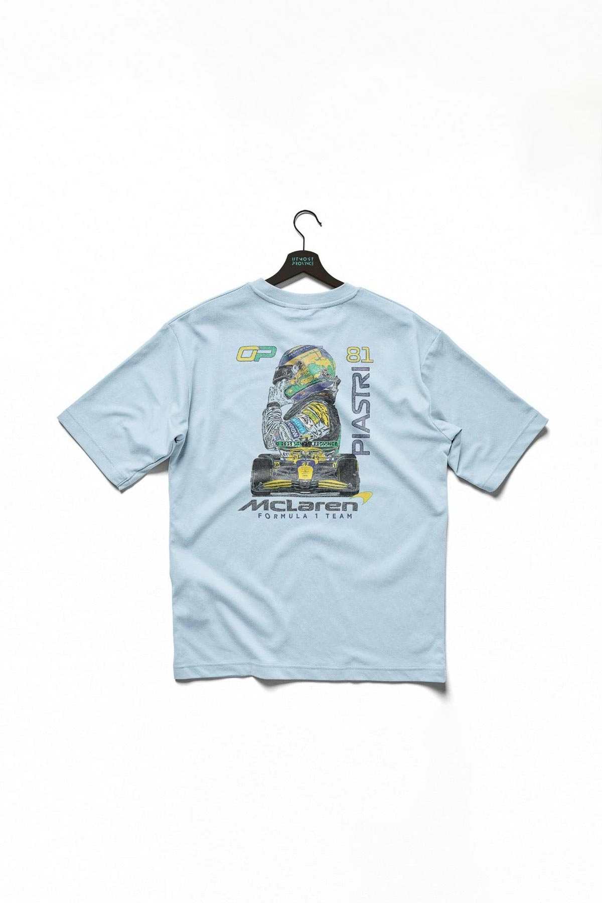 Mclaren F1 Shirt Oscar Piastri Merch Chambray