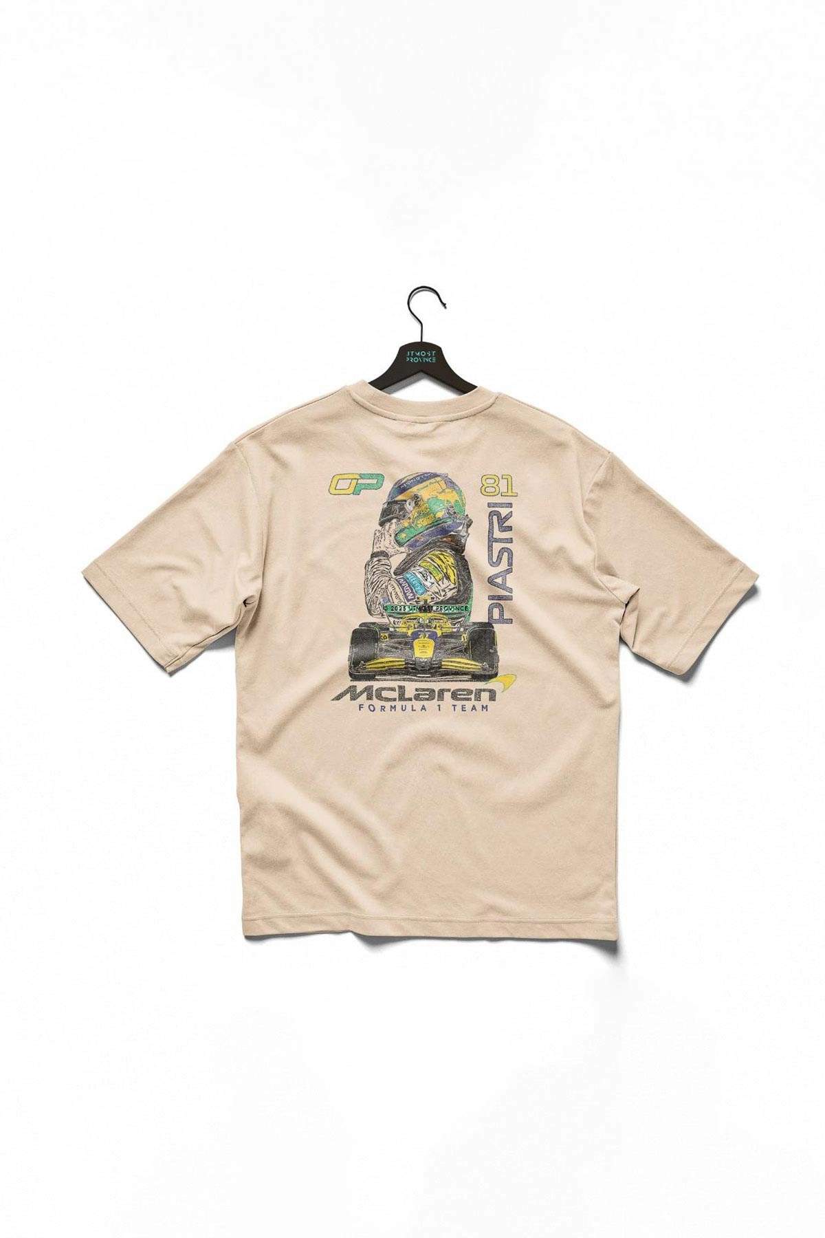 Mclaren F1 Shirt Oscar Piastri Merch Ivory