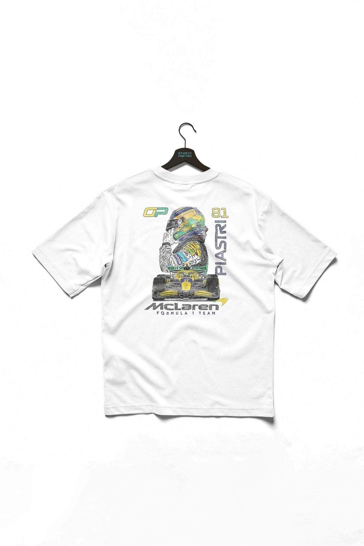 Mclaren F1 Shirt Oscar Piastri Merch White