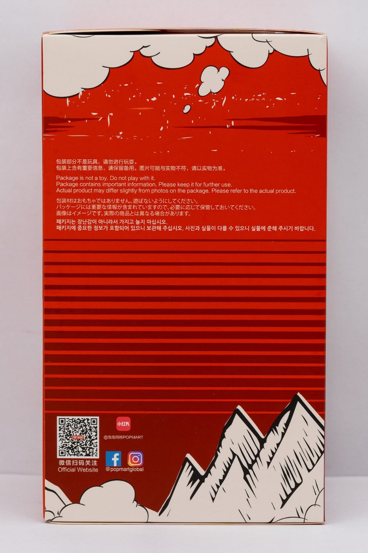 Side of Labubu Coca Cola series blind box