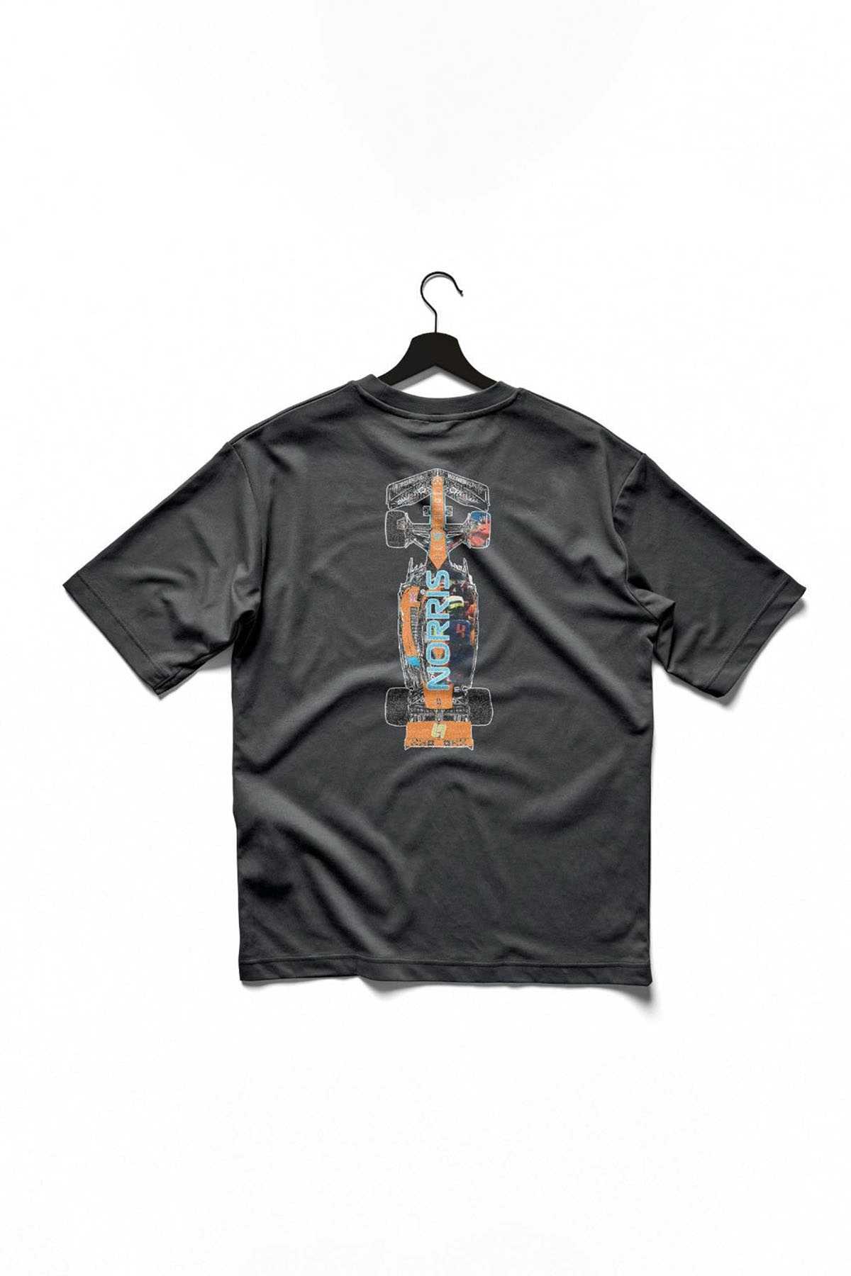 Lando Norris F1 Race Car T Shirt Mclaren F1 Merch Black