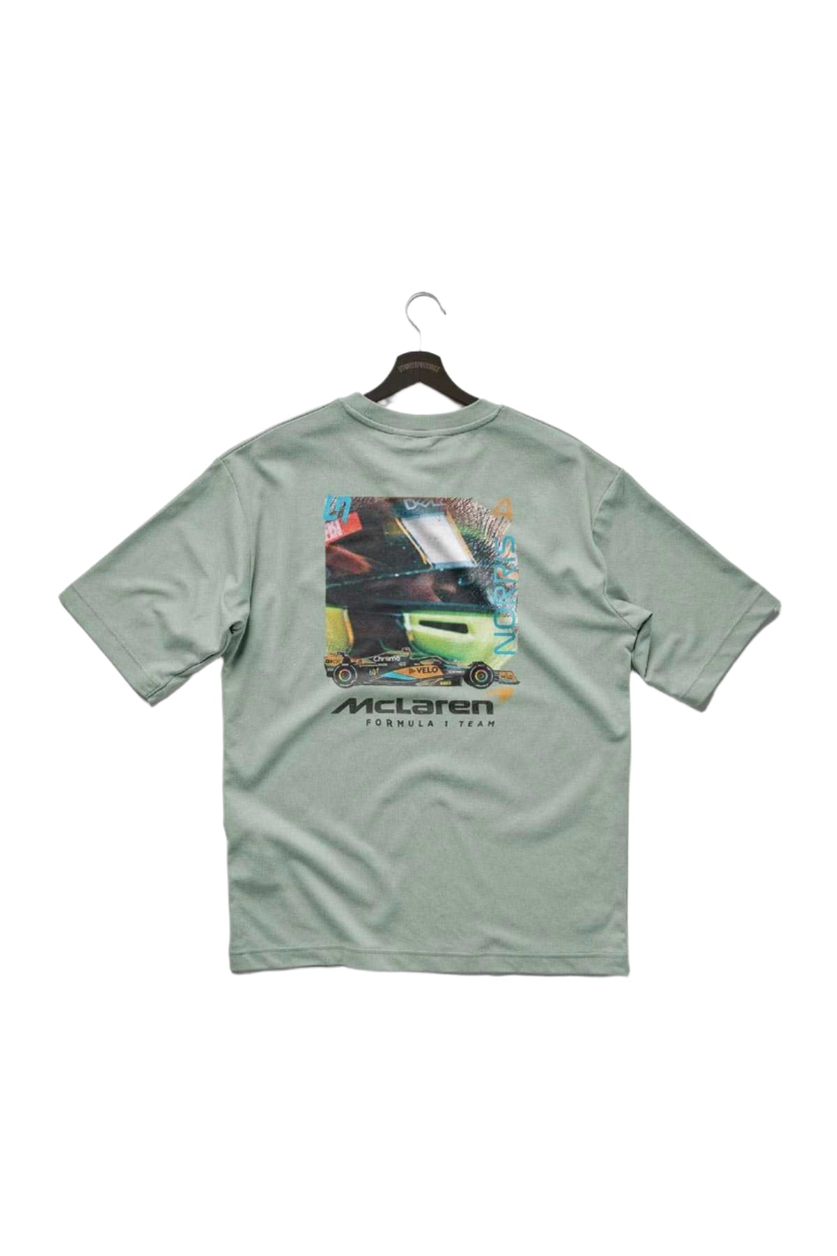 Mclaren F1 Merch Lando Norris F1 Retro T Shirt Bay
