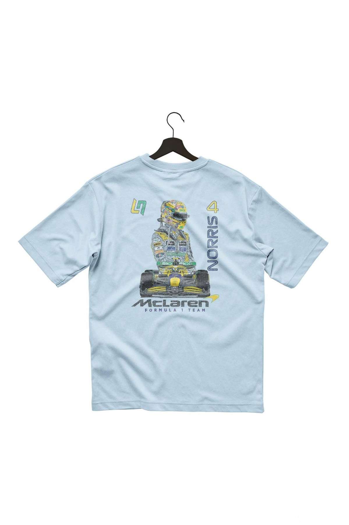 Lando Norris Merch Mclaren T Shirt Chambray