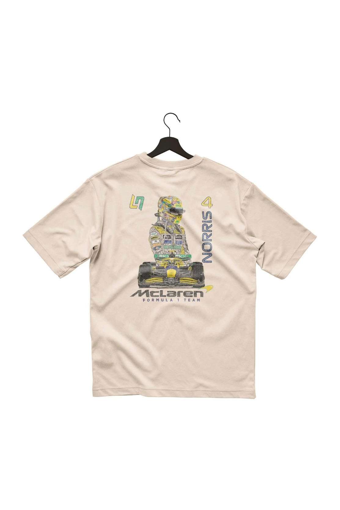 Lando Norris Merch Mclaren T Shirt Ivory