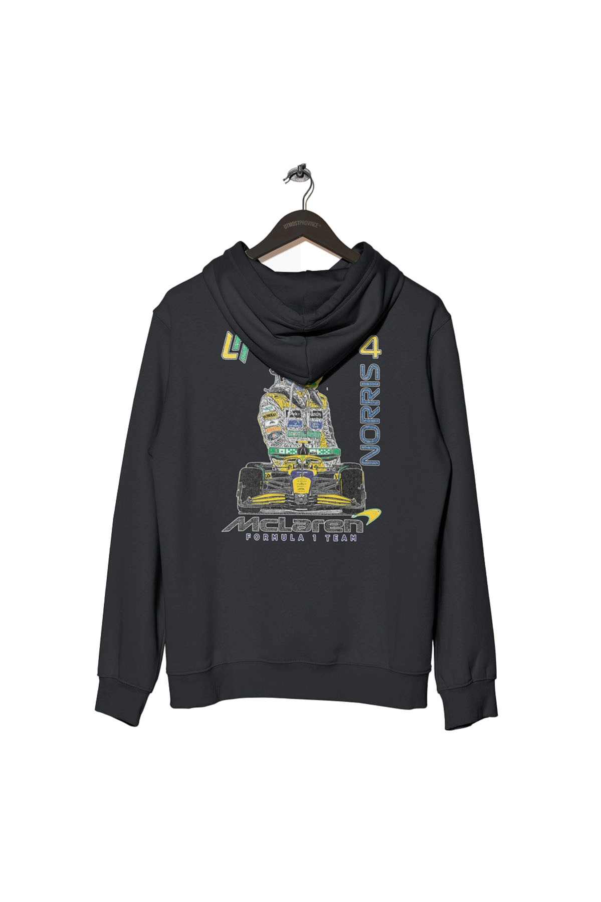 Lando Norris Senna Mclaren F1 Hoodie Black