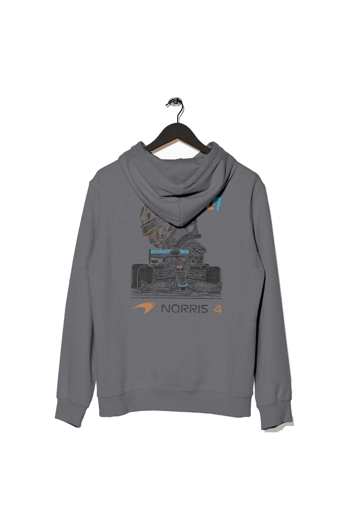 Lando Norris Mclaren F1 Hoodie Charcoal