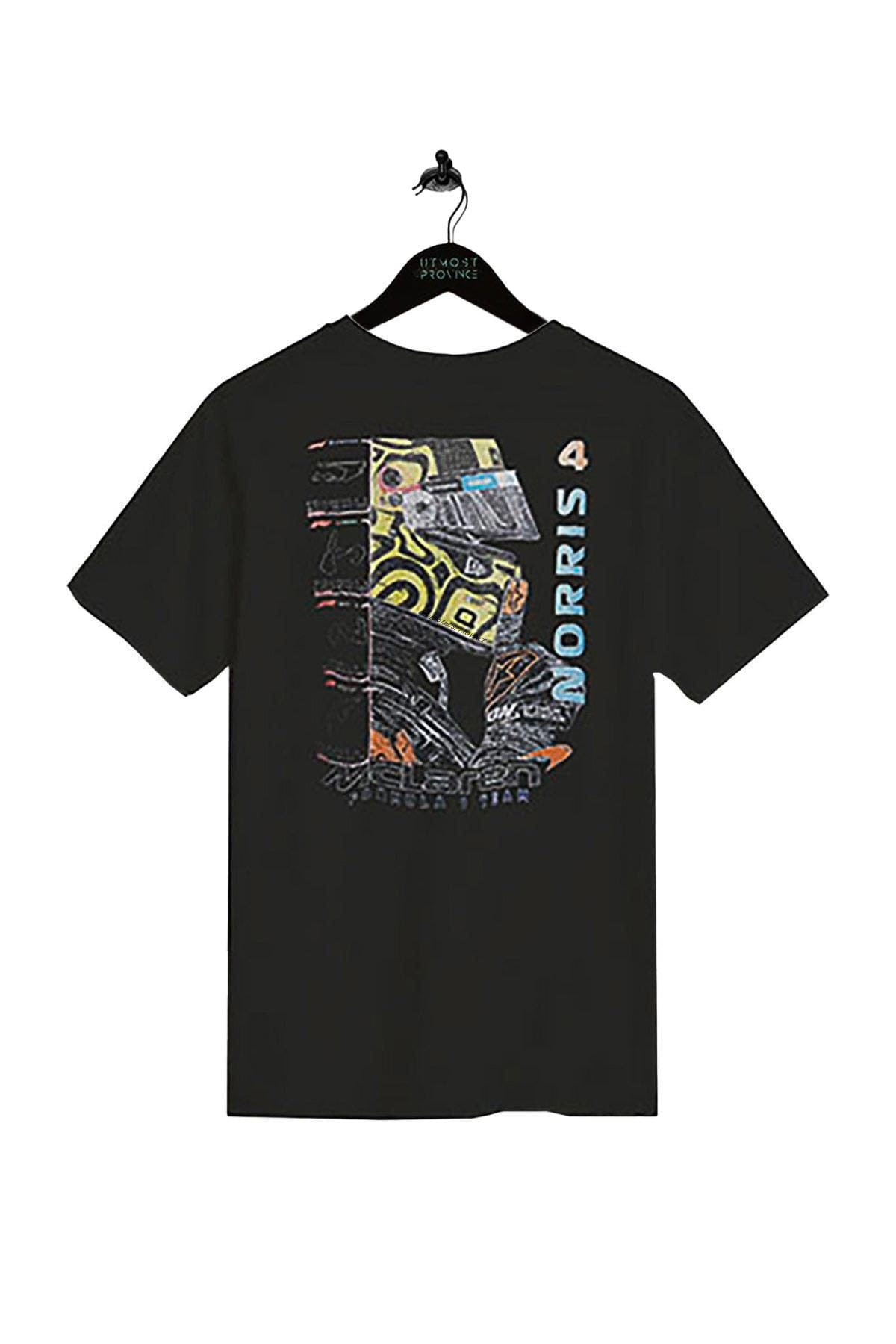 Lando Norris Mclaren F1 Supima Cotton T Shirt Black