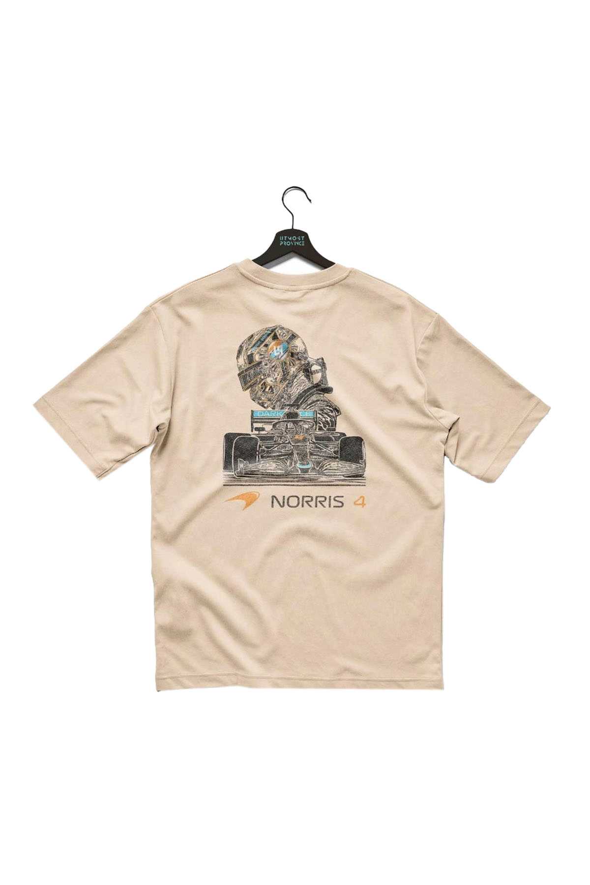 Lando Norris Mclaren T Shirt Ivory
