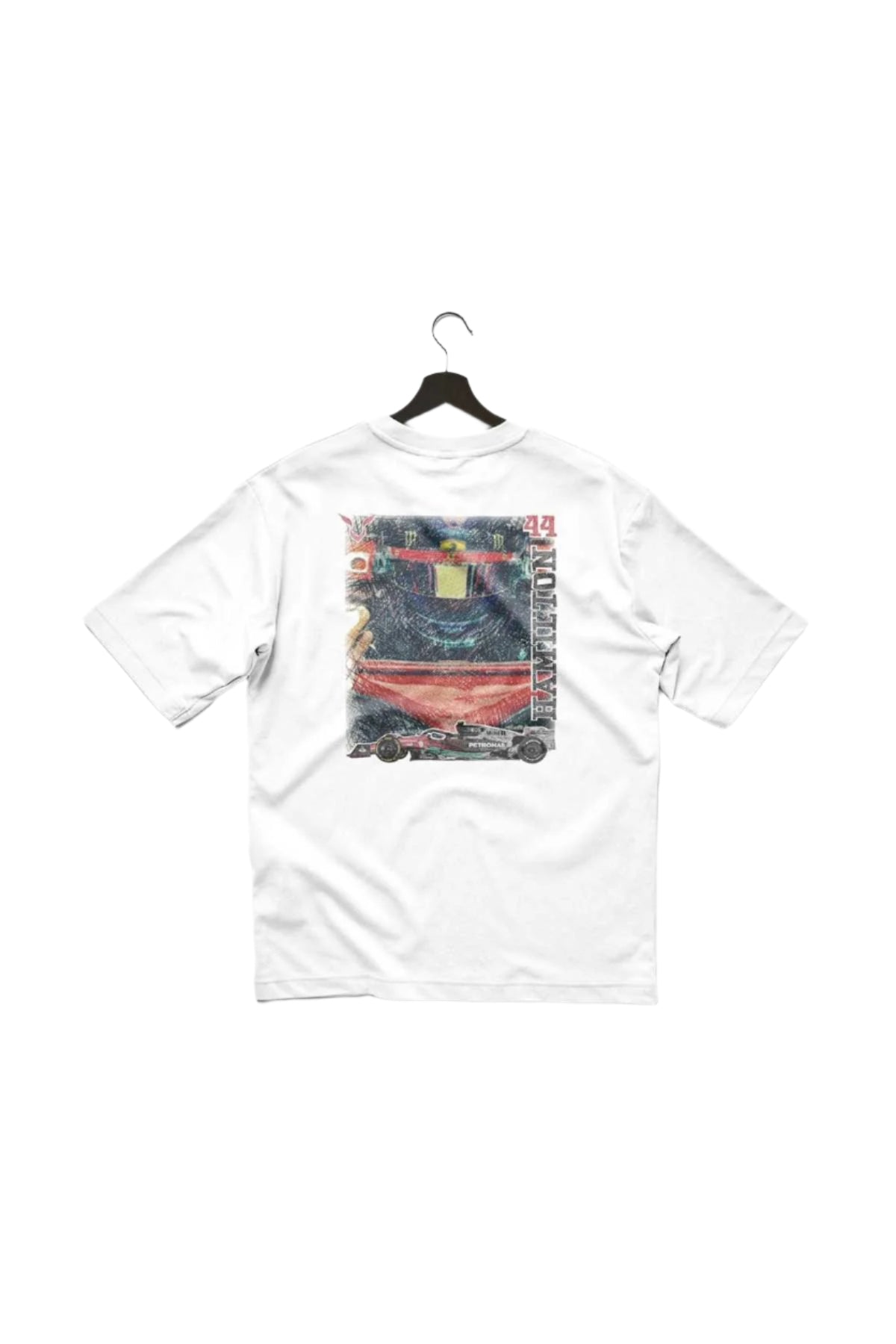 Utmost Province Lewis Hamilton Ferrari F1 Retro T Shirt White