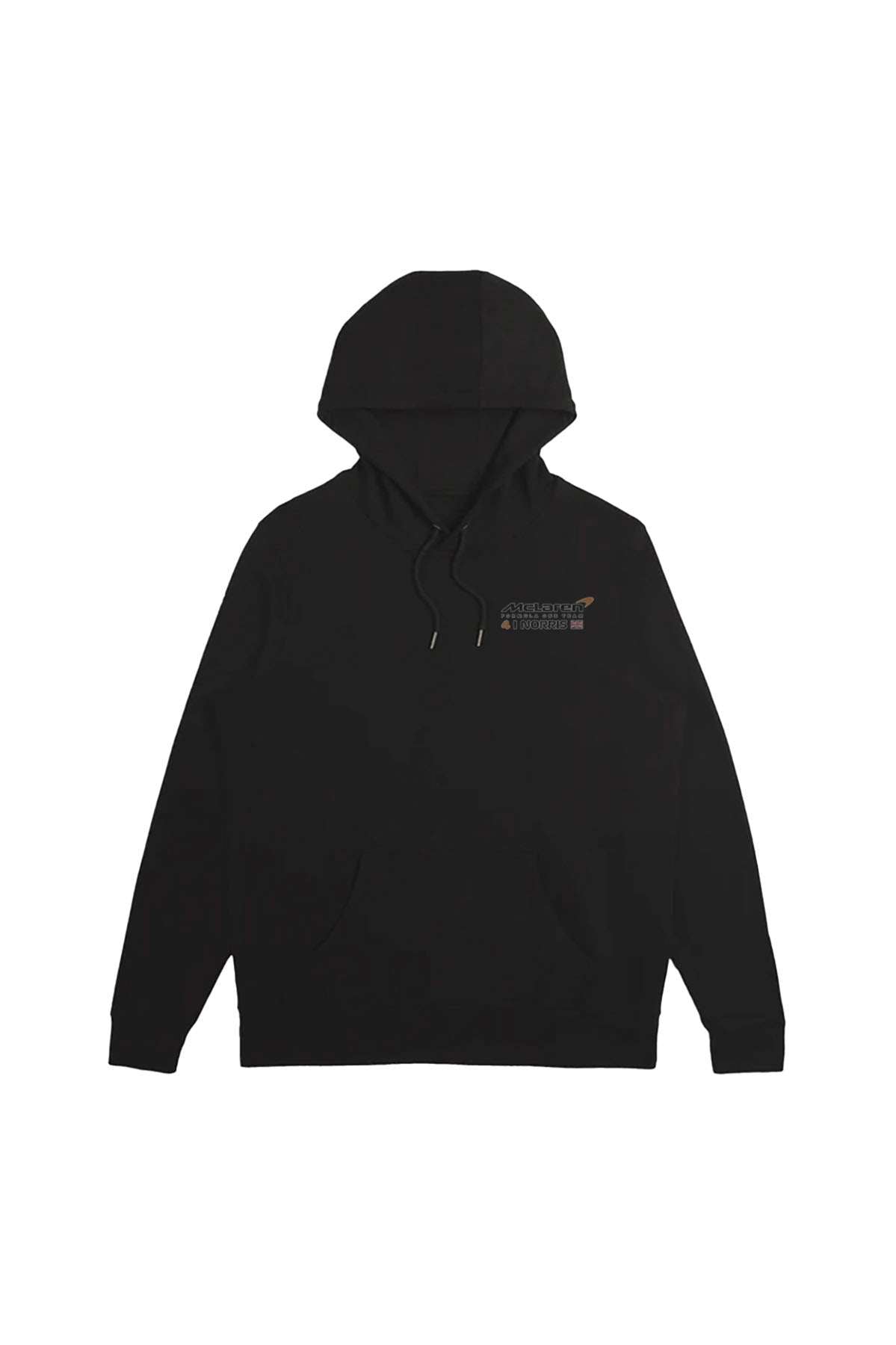 Mclaren F1 Organic Cotton Hoodie Front Black