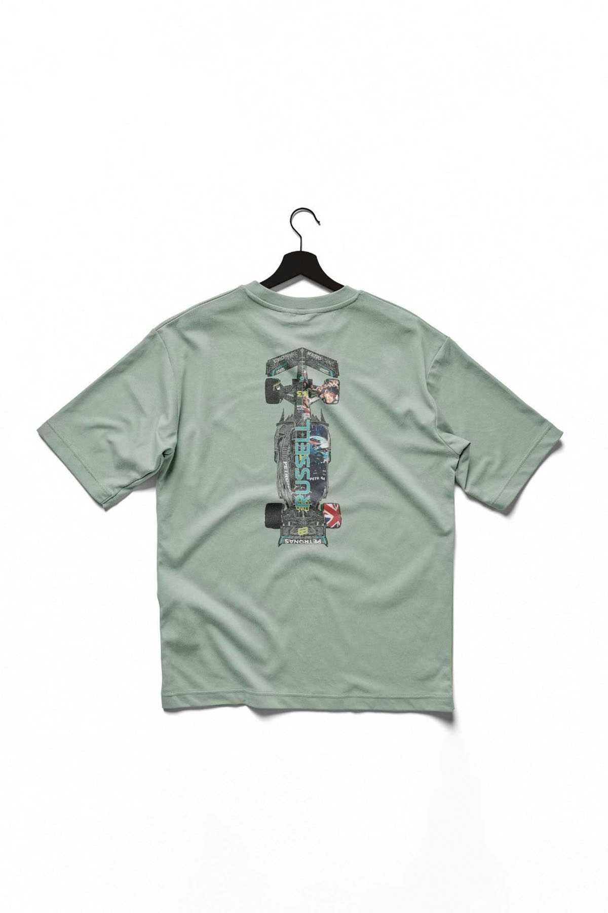 Mercedes F1 Race Car T Shirt George Russell Merch Bay