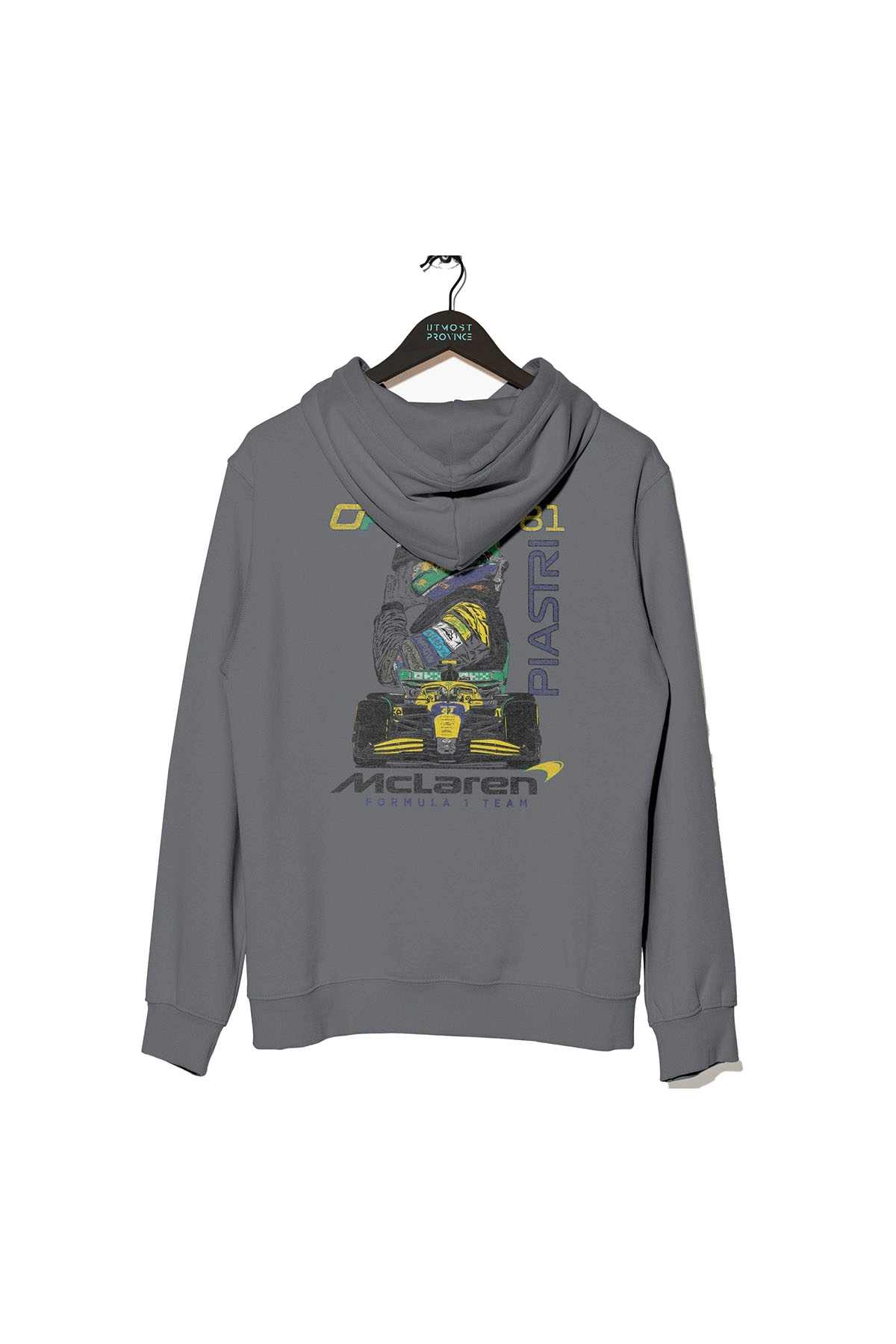 Oscar Piastri Mclaren F1 Hoodie Charcoal
