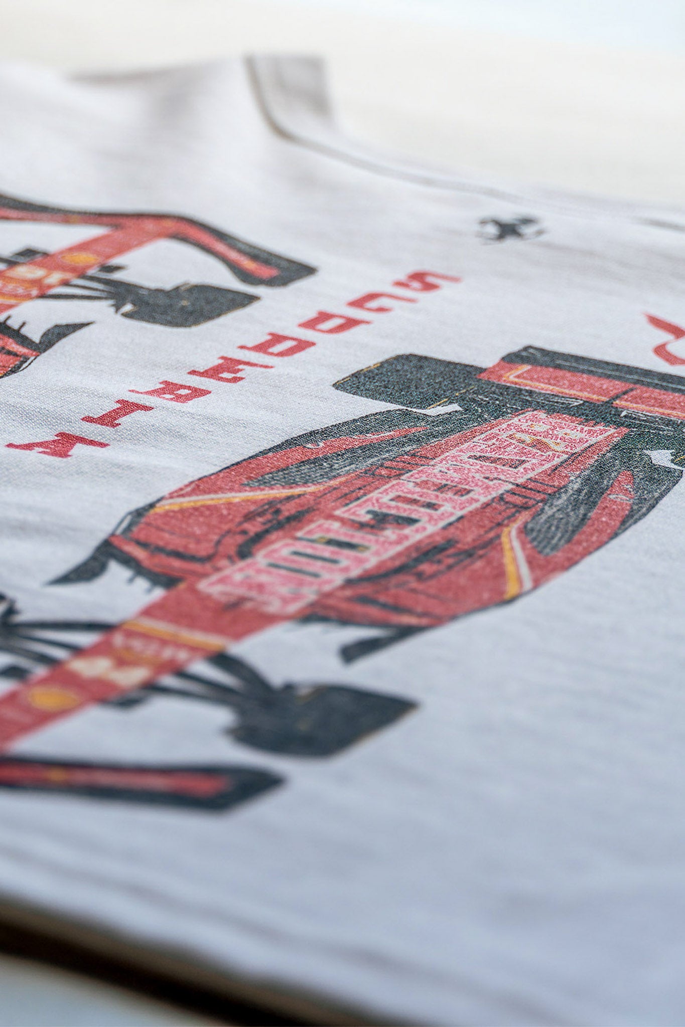 Short 2-3 second clip of Utmost Province revealing their custom Ferrari cropped graphic tee.