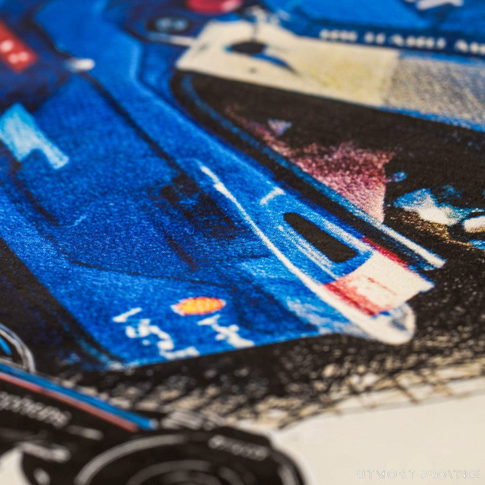 Close up of the back of a Supima Cotton t-shirt, highlighting the quality of Utmost Province Supima Cotton T Shirt Collection