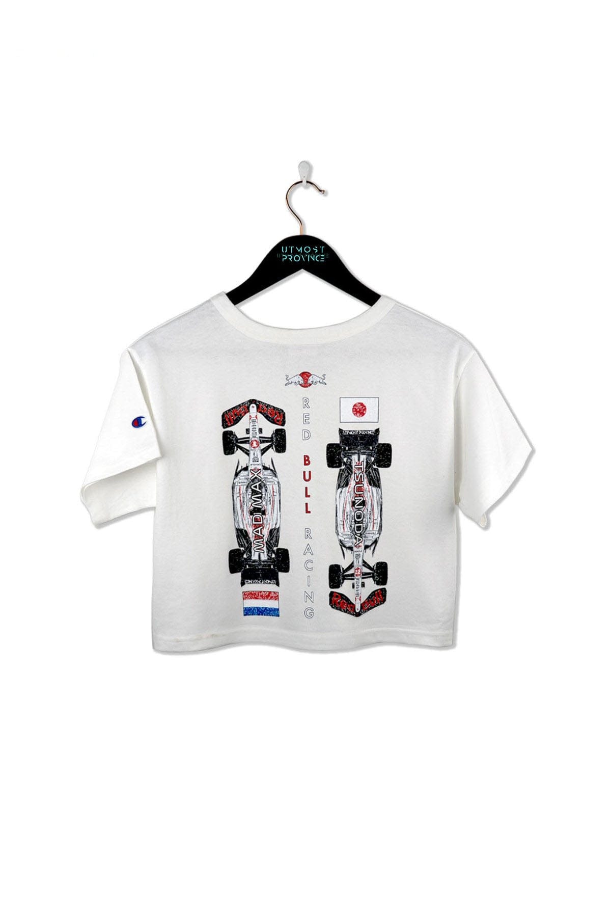 Women's Red Bull Racing Crop Top White