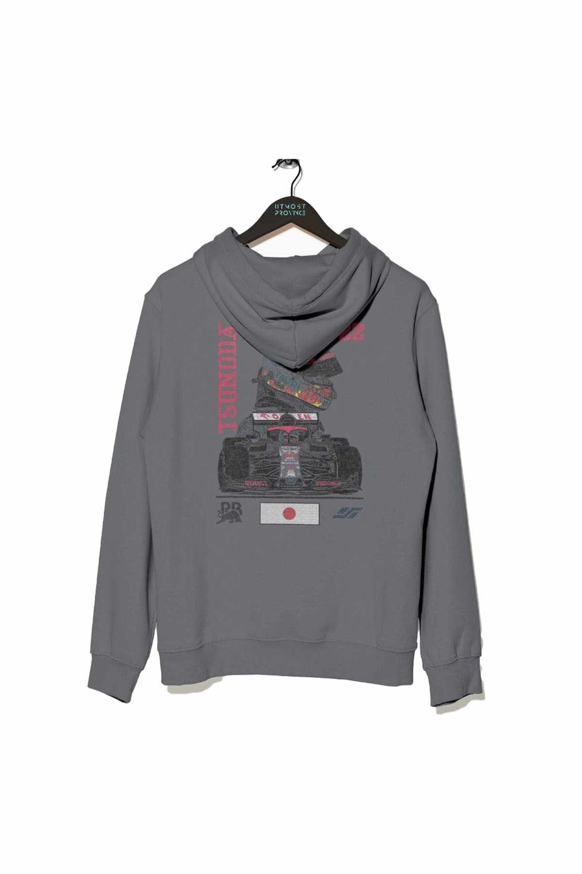 Yuki Tsunoda Red Bull Racing Hoodie Charcoal