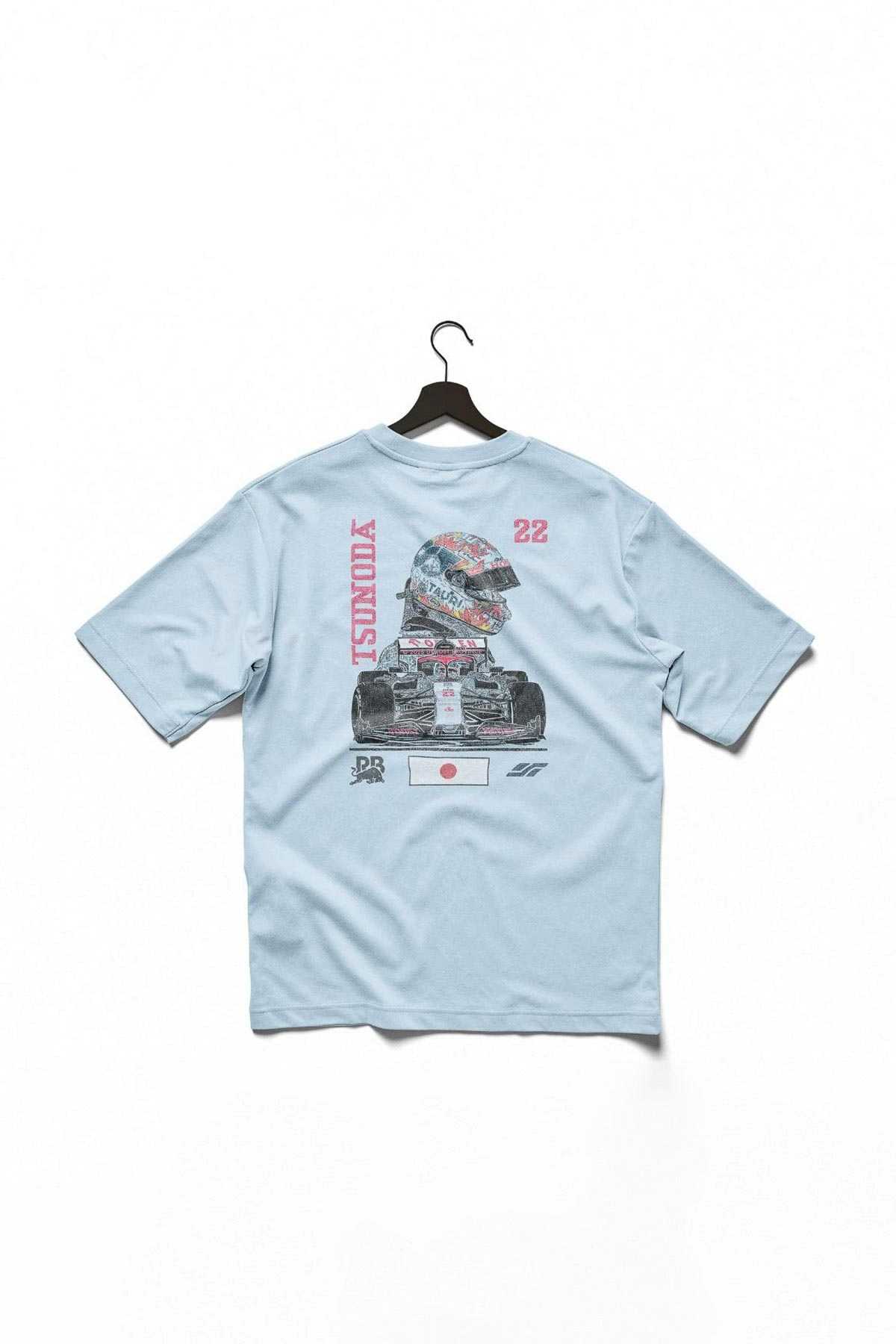 Yuki Tsunoda F1 Shirt Red Bull Racing Merch Chambray