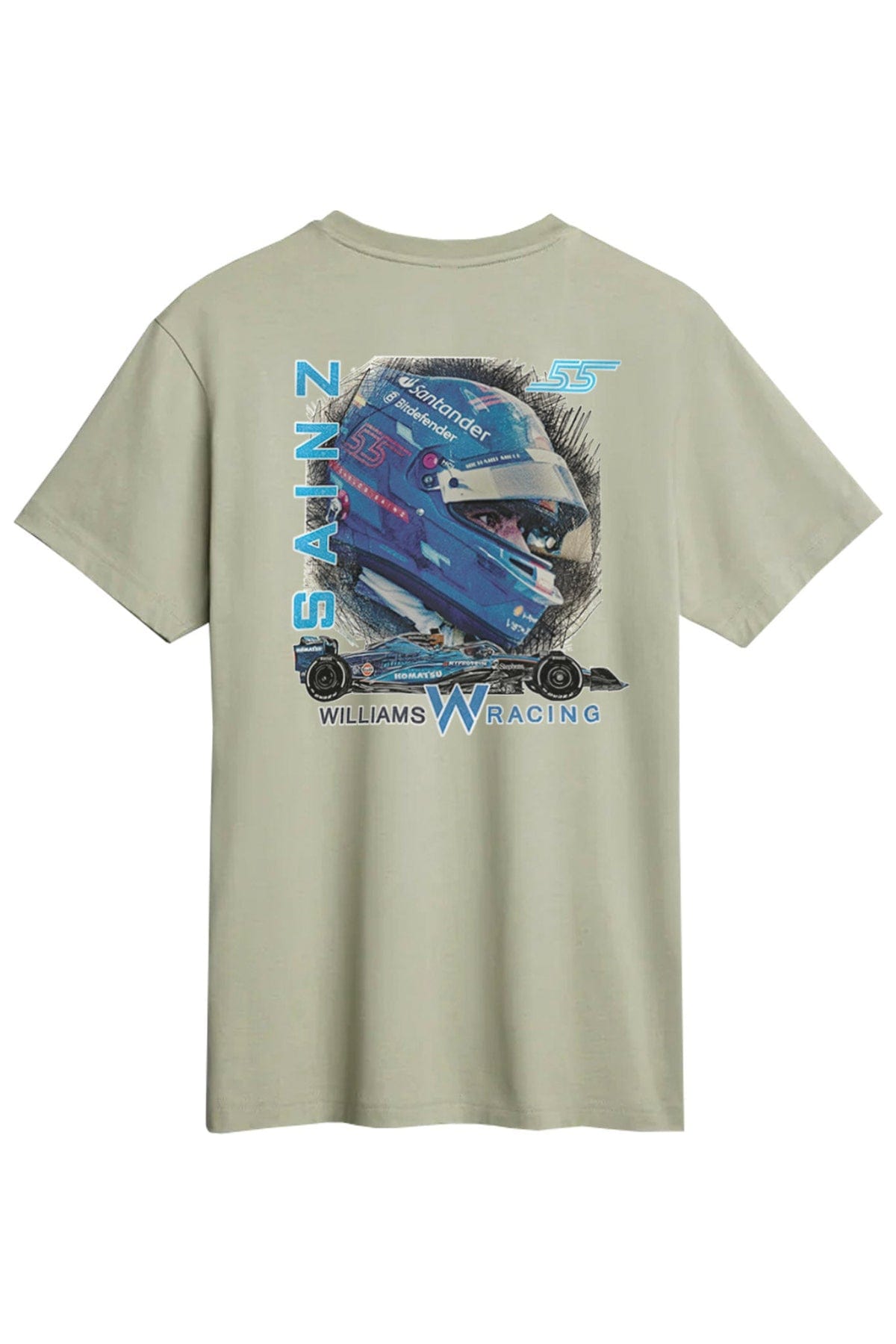 Light Green Carlos Sainz Williams F1 shirt.