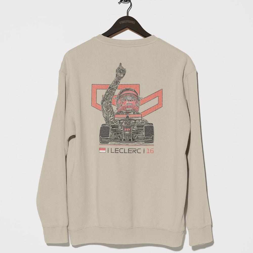 Utmost Province Charles Leclerc Merch | F1 Sweatshirt Sand / S