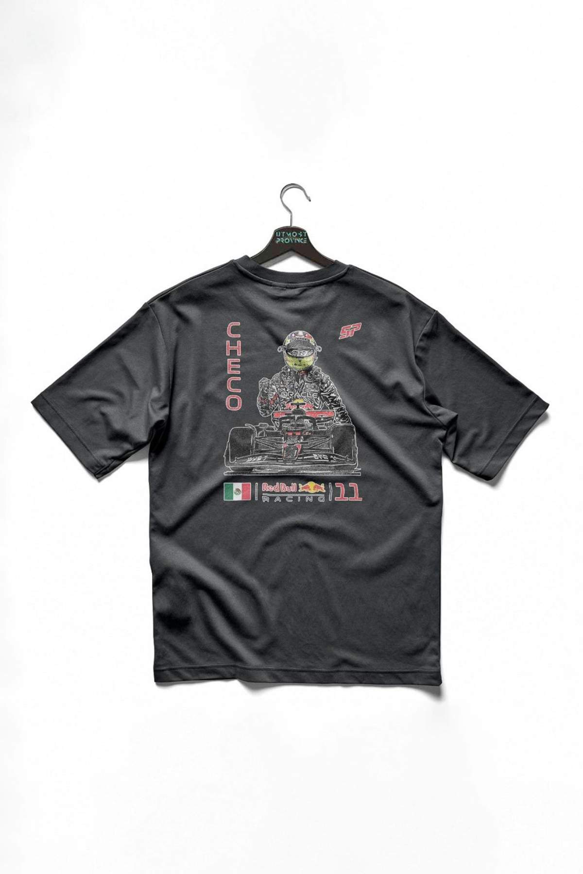 Checo Perez Red Bull Racing Shirt Black
