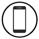 Custom support, how to contact icon.