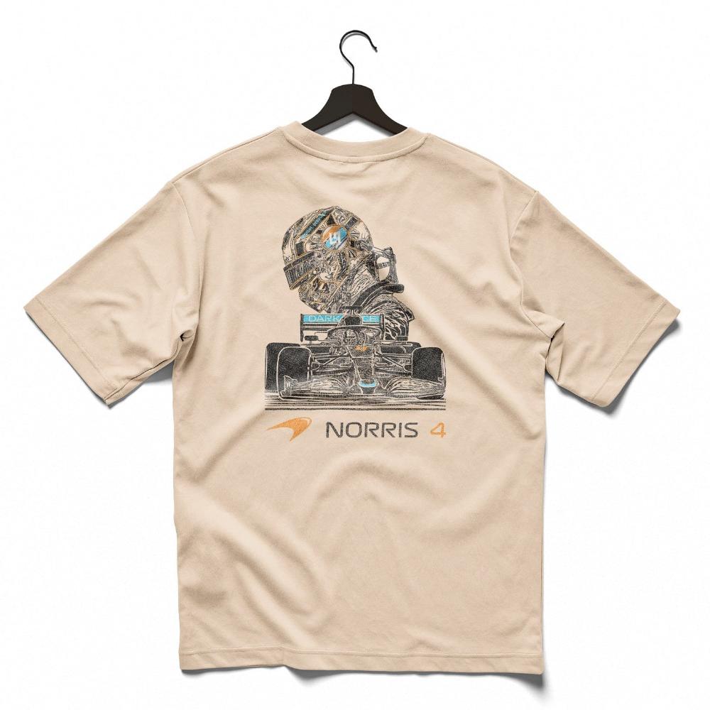 Utmost Province Custom Lando Norris T Shirt OG Ivory / S