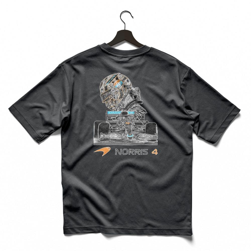 Utmost Province Custom Lando Norris T Shirt OG Black / S