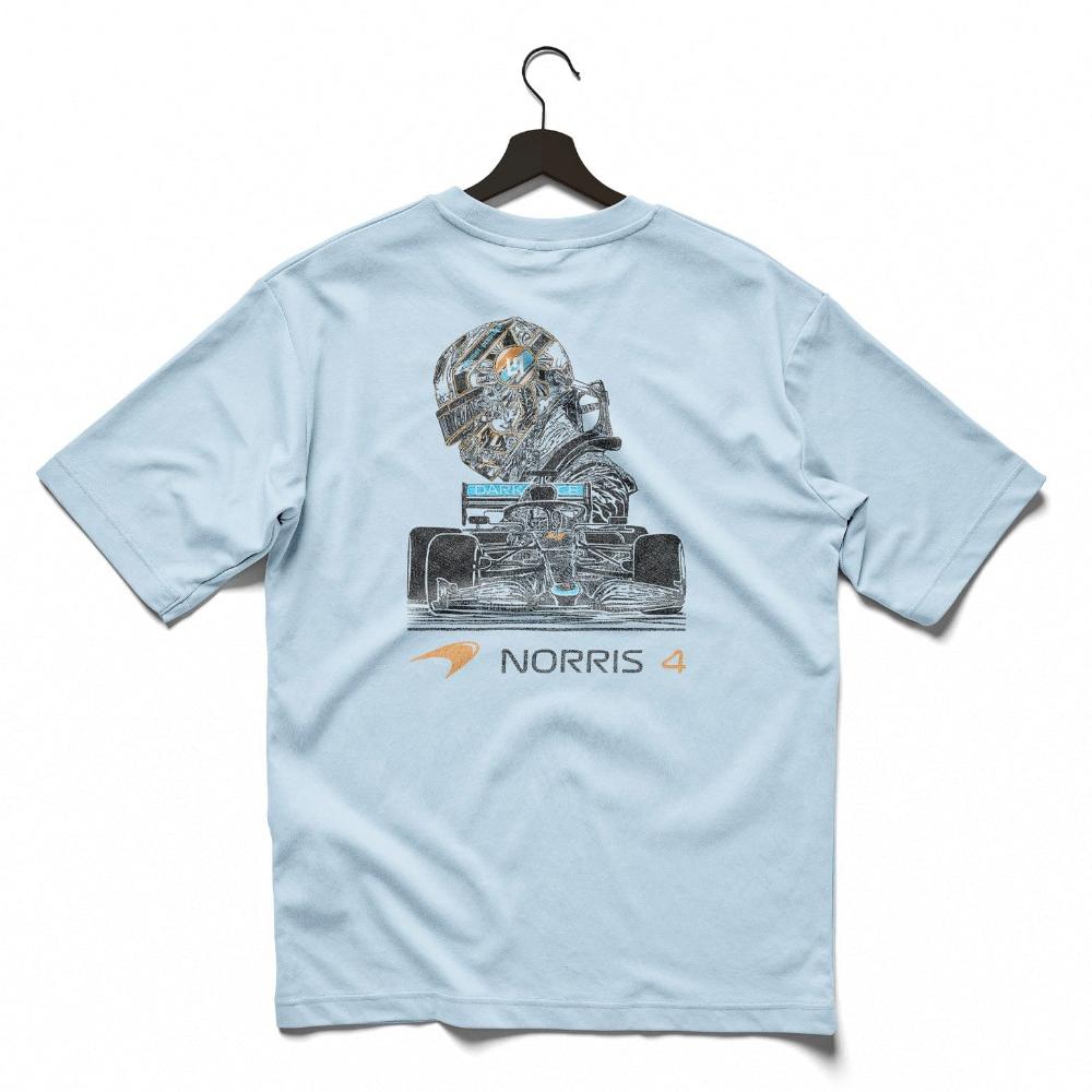 Utmost Province Custom Lando Norris T Shirt OG Chambray / S