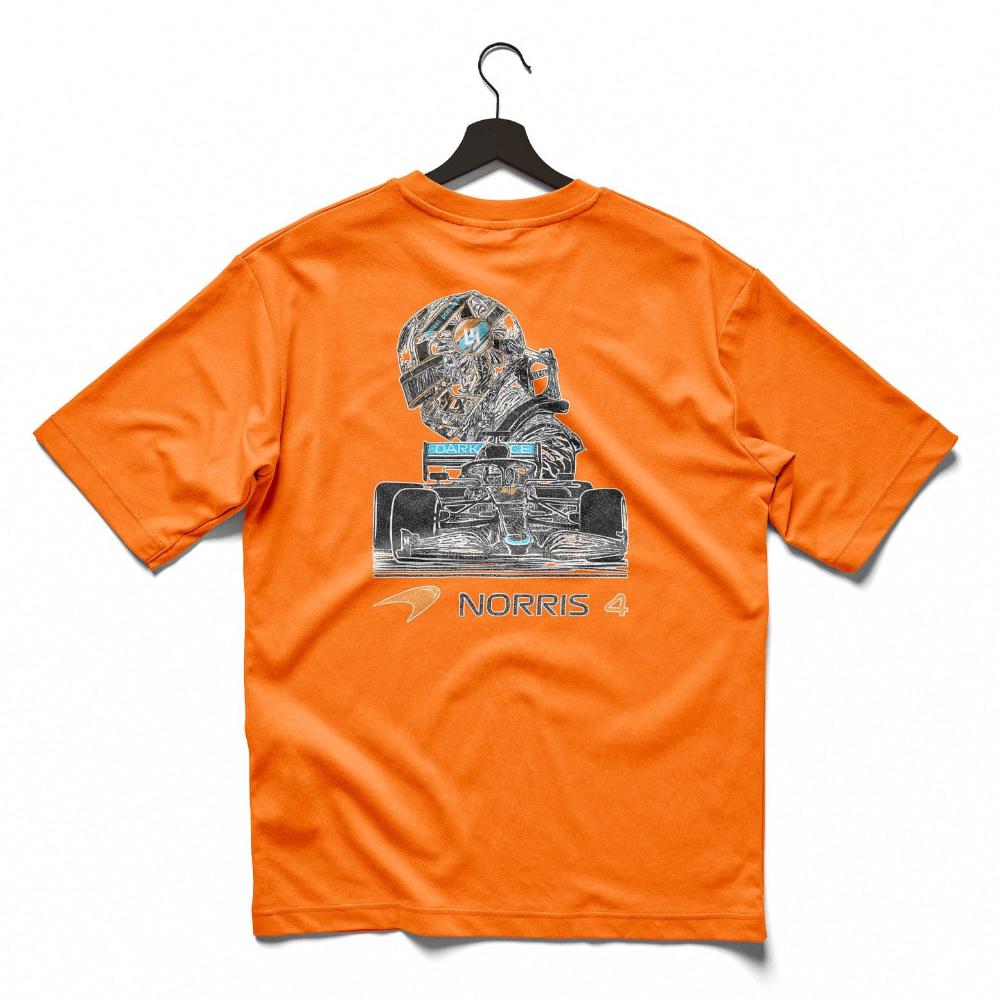 Utmost Province Custom Lando Norris T Shirt OG Orange / S