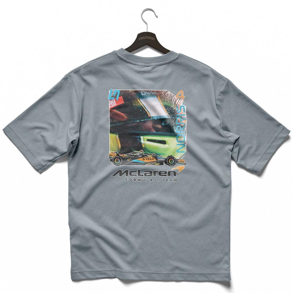 Utmost Province Retro Mclaren F1 Shirt | Lando Norris-Inspired Merch Granite / S