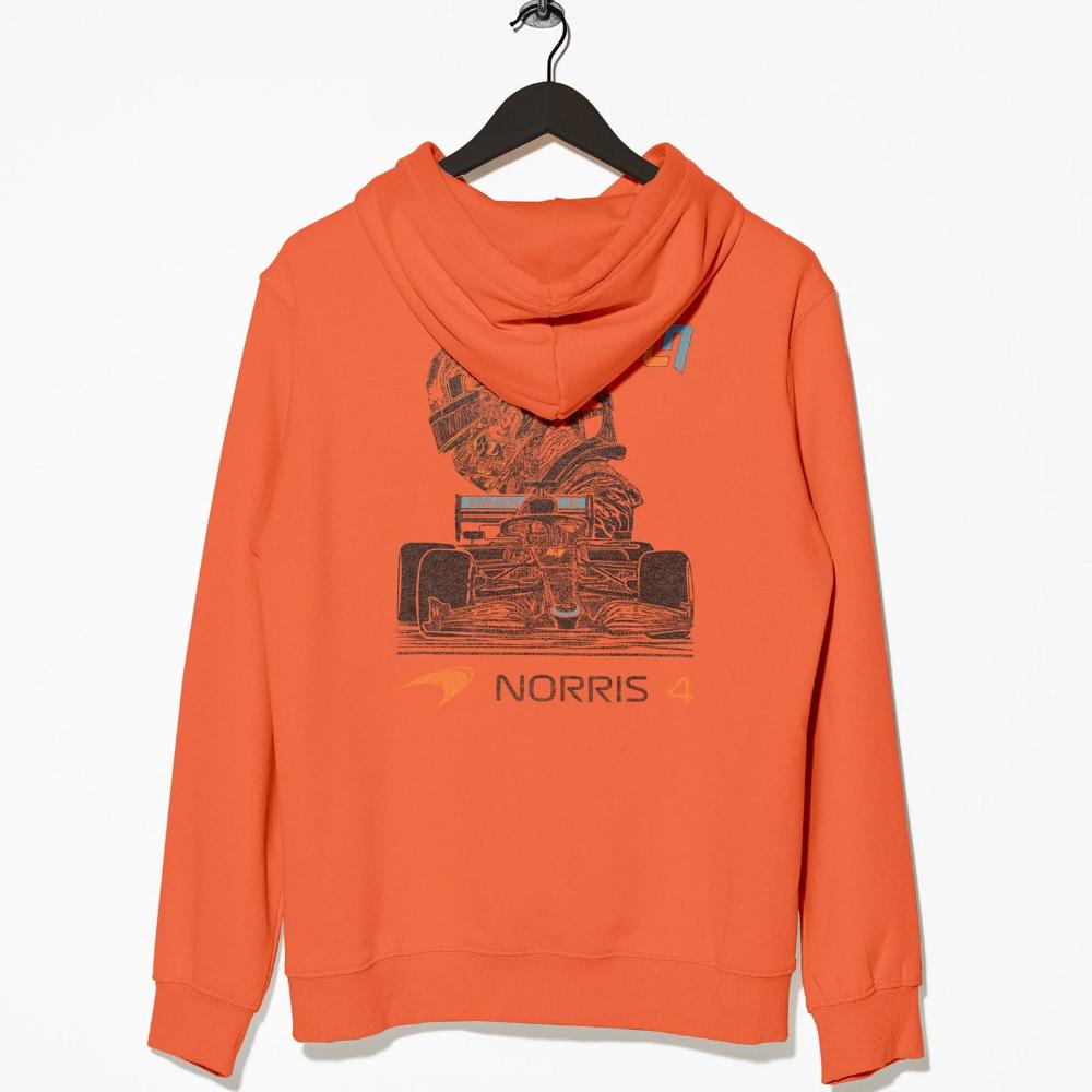 Utmost Province Custom Mclaren Hoodie | Norris 4 Orange / S