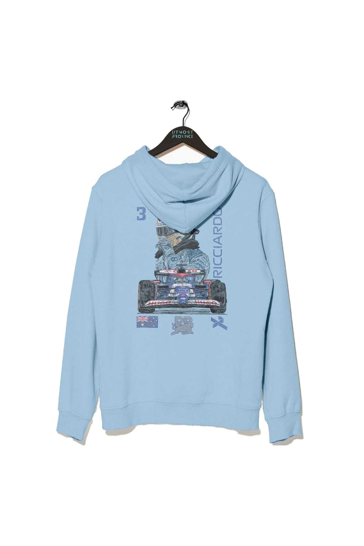 Daniel Ricciardo F1 Hoodie Light Blue