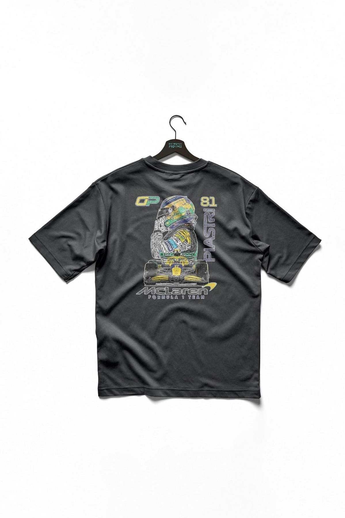 Mclaren F1 Shirt Oscar Piastri Merch Black