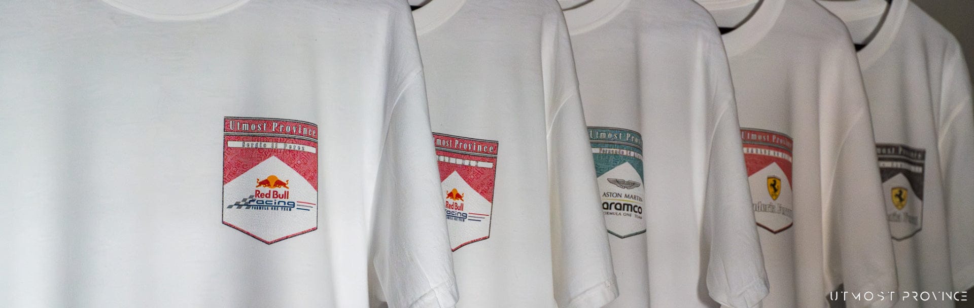 F1 Team-Inspired Merchandise and Apparel, handmade by Utmost Province®.