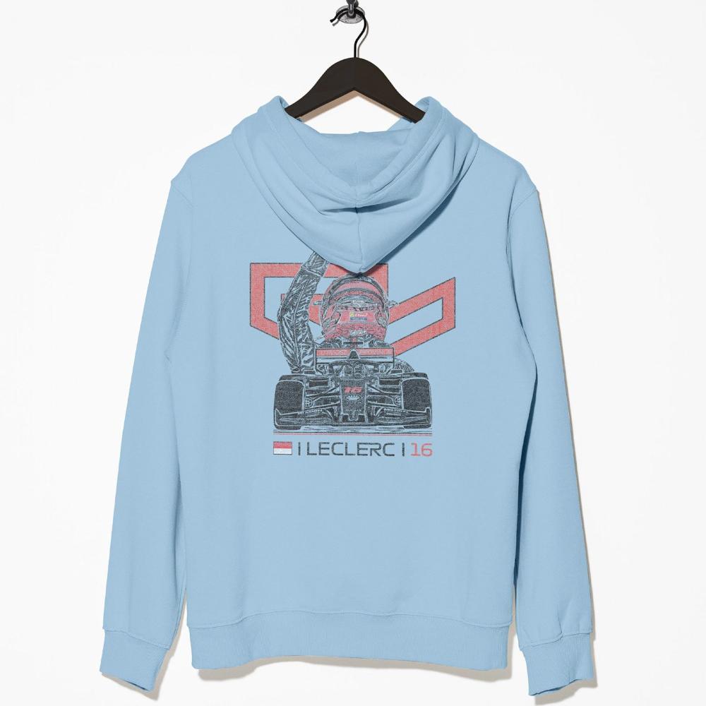 Custom Ferrari F1 Hoodie - Charles Leclerc Merch Chambray