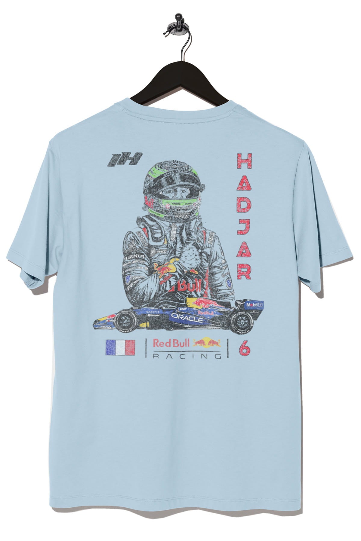 Isack Hadjar Inspired Red Bull Racing Shirt - Chambray