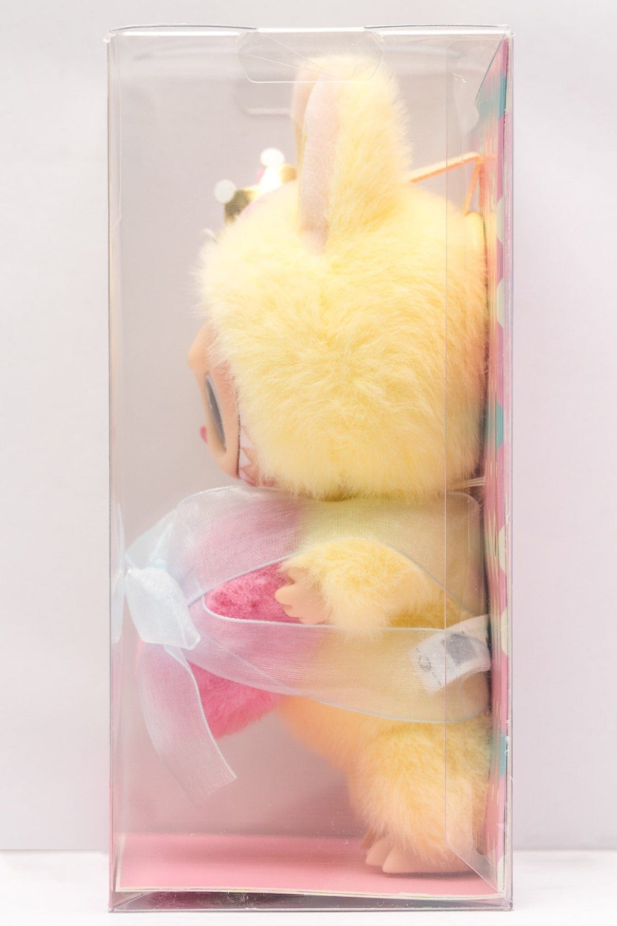 Right side of a Labubu Let's Checkmate Queen sealed box.