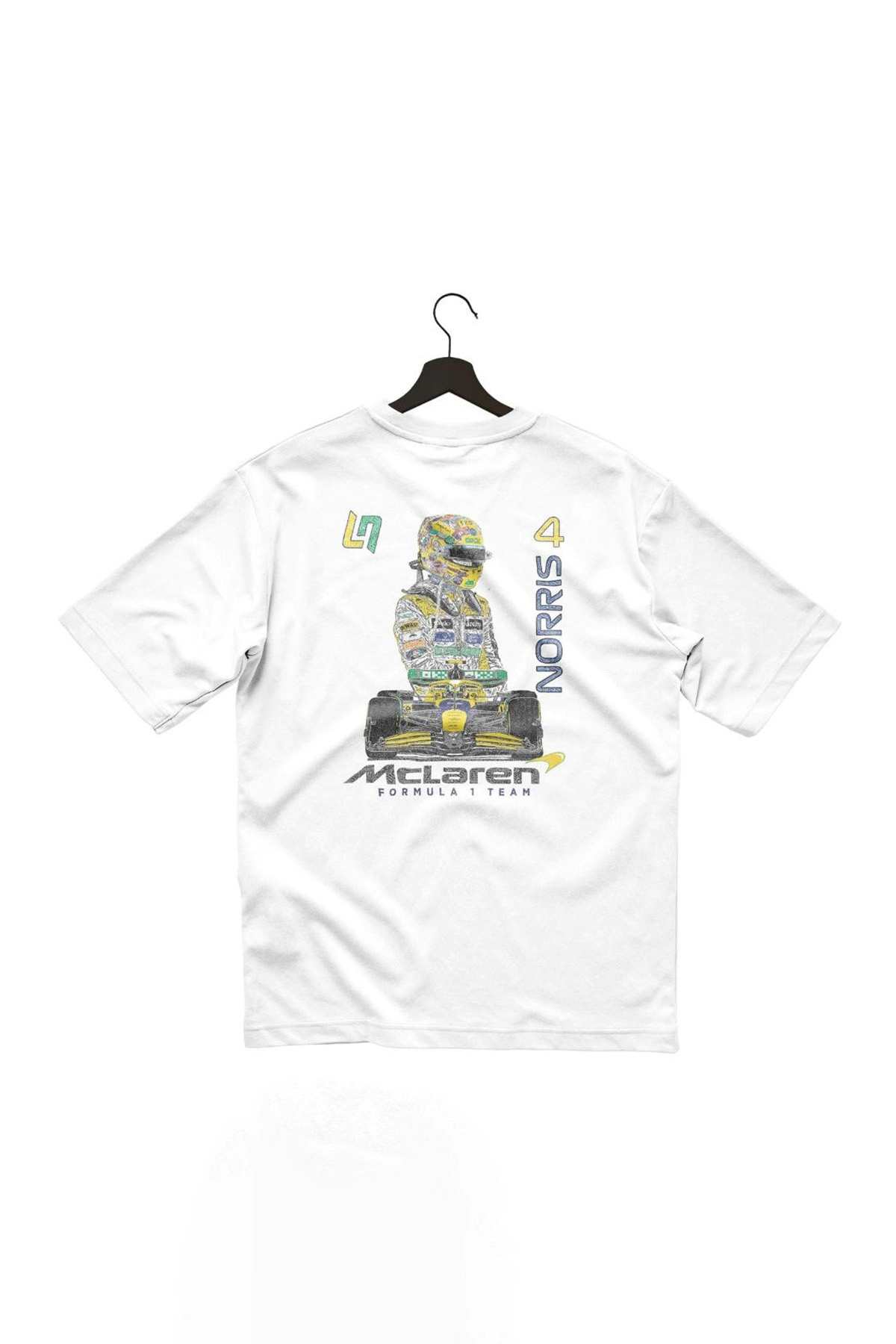 Lando Norris Merch Mclaren T Shirt White