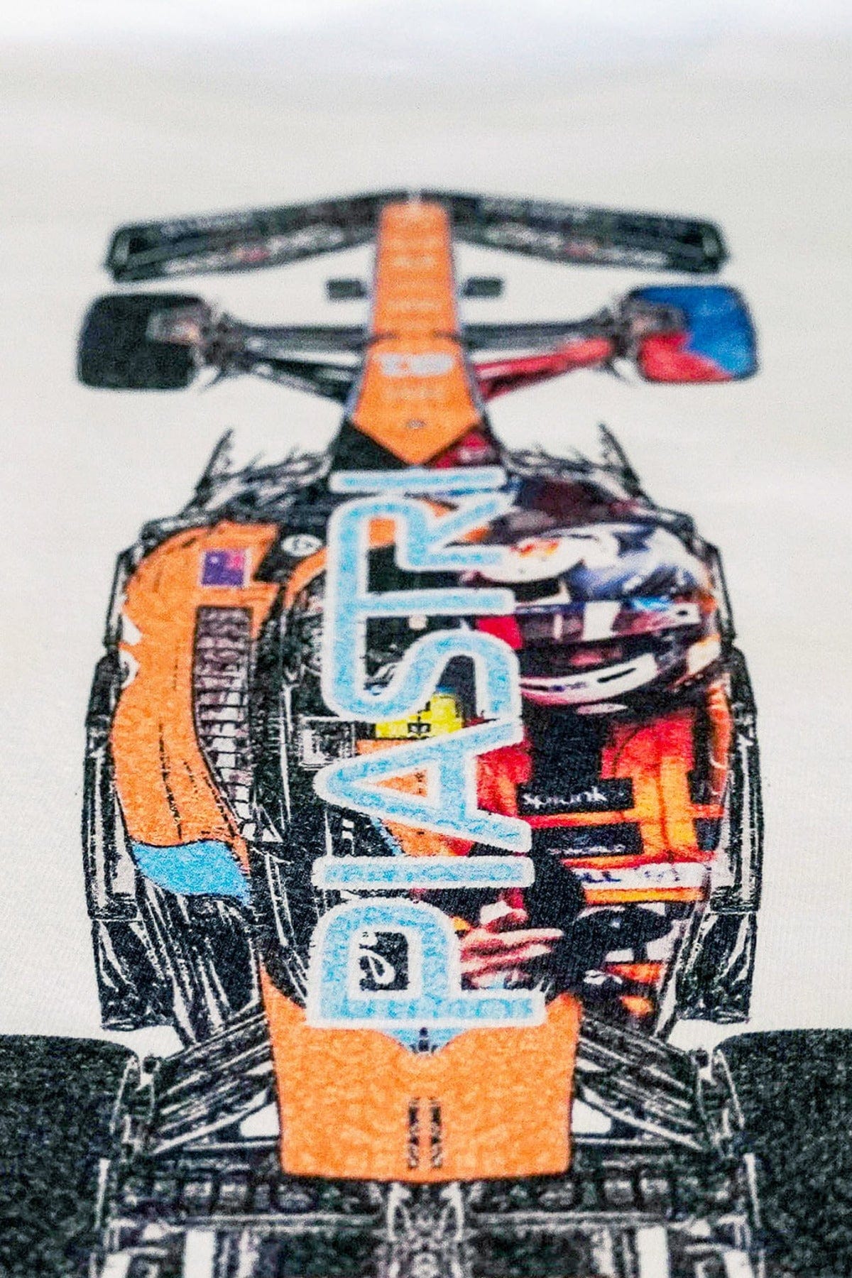 Utmost Province Oscar Piastri F1 Mclaren T Shirt Product Video Cover Image.