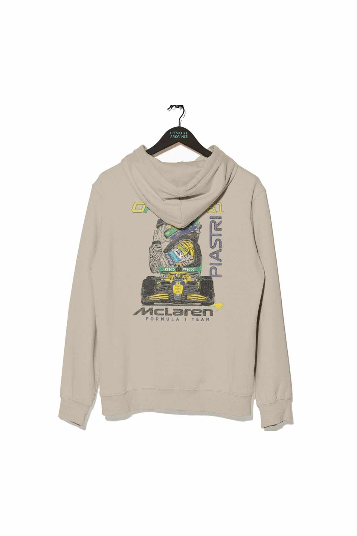 Oscar Piastri Mclaren F1 Hoodie Sand