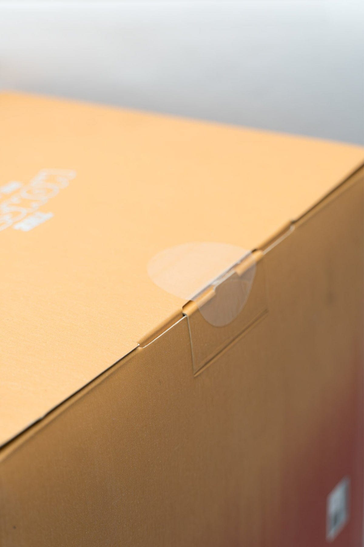 Close up of the seal of the Pop Mart Labubu box.