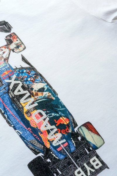 Short 2-3 second clip of Utmost Province revealing their custom Red Bull Racing shirt inspired by Max.