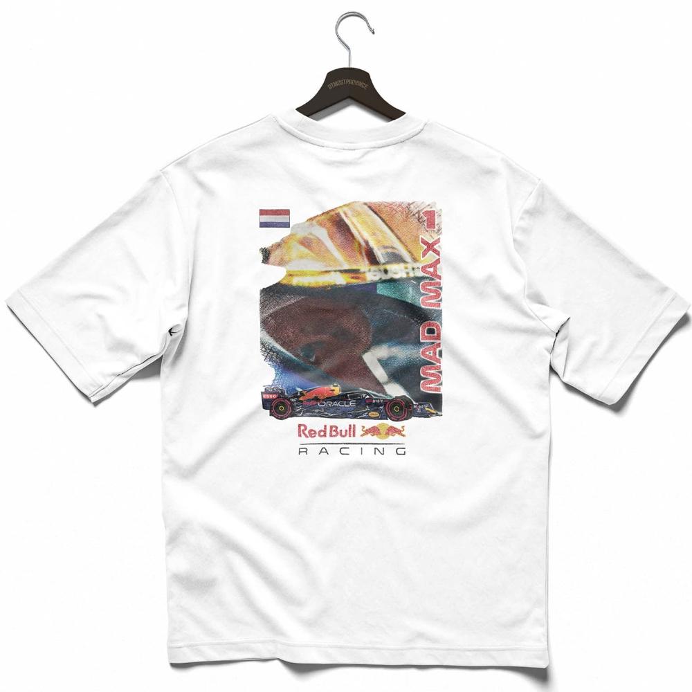 Utmost Province Red Bull F1 Apparel Mad Max Racing T Shirt White / S