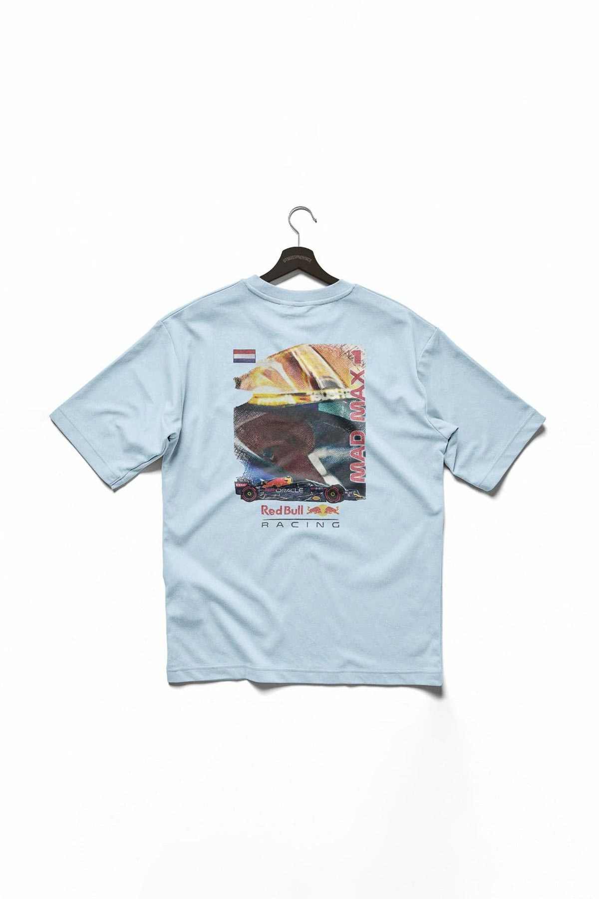 Red Bull Racing Mad Max F1 Retro T Shirt Chambray