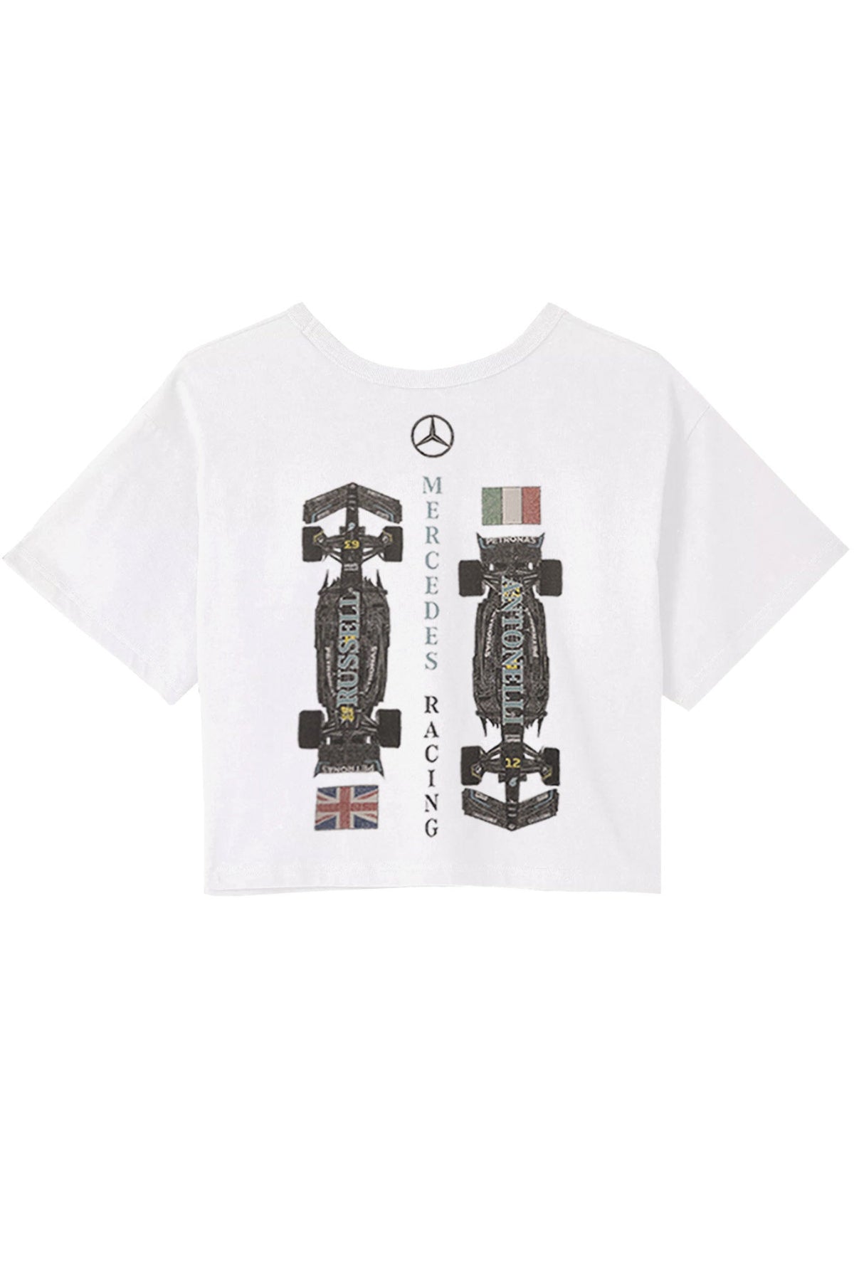 Silver Era Racing crop top shirt by Utmost Province.