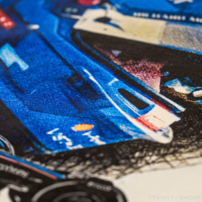 Supima Cotton T-Shirt featuring Utmost Province exclusive Carlos Sainz-inspired graphic design.